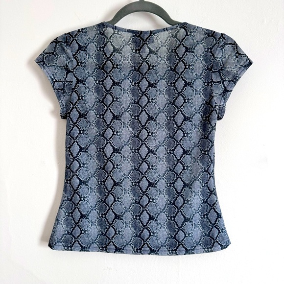 Vintage Semi-sheer Snakeprint (Python) Matching Set - Picture 4 of 8